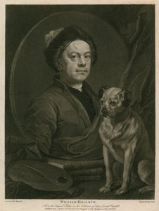 William Hogarth önarcképe alkotó: William Hogarth