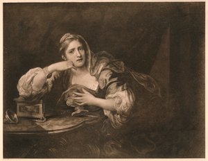 Zsigmond Gyász Guiscardo szíve felett, 1759 alkotó: William Hogarth