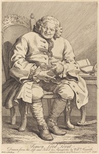 Simon Lord Lovat alkotó: William Hogarth