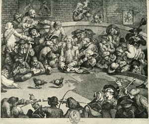 Sport a tizennyolcadik században, 1720-1764, 1925. alkotó: William Hogarth