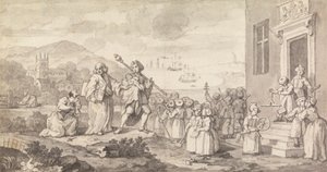 Tanulmány az alapítóknak alkotó: William Hogarth