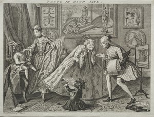 Ízlés a felső társaságban alkotó: William Hogarth
