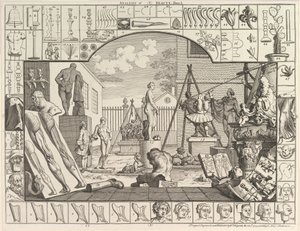 A szépség elemzése, 1. tábla, 1753. március 5. alkotó: William Hogarth