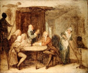 Antikváriumok (olaj, vászon) alkotó: William Hogarth