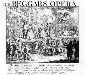 A koldusopera burleszk, 1728 alkotó: William Hogarth