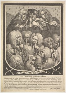 Vállalkozók Társasága, 1736. március 3. alkotó: William Hogarth