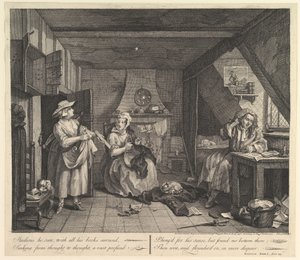 A nélkülöző költő alkotó: William Hogarth