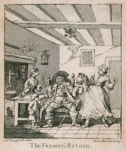 A gazda visszatérése alkotó: William Hogarth