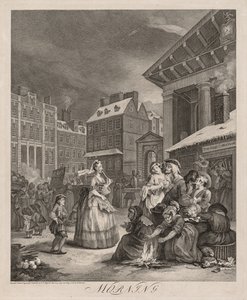 A nap négyszerese, 1738. alkotó: William Hogarth