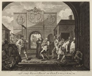 Calais kapuja, avagy a régi Anglia marhasültje alkotó: William Hogarth