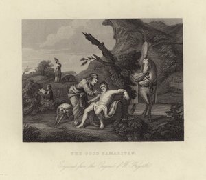 Az irgalmas szamaritánus alkotó: William Hogarth
