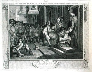A szorgalmas „Prantice out of his time and Married to his Master