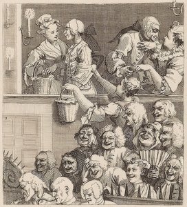 A nevető közönség. 1733 alkotó: William Hogarth