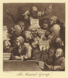 A zenei csoport alkotó: William Hogarth