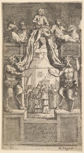 The New Metamorphosis: Frontispiece, Vol.1, 1724. alkotó: William Hogarth