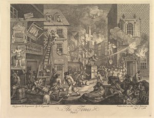 The Times, 1. tábla alkotó: William Hogarth
