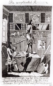 A bonyolult Richardson, 1724 alkotó: William Hogarth