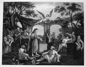 A Bethesda medencéje alkotó: William Hogarth