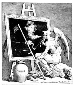 Képet szív az idő, 1761 alkotó: William Hogarth