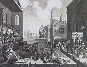 Két bûnözõ álszentben vagy részvényekben Londonban alkotó: William Hogarth