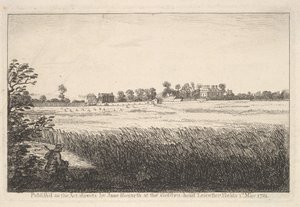 A Ranbys-ház látképe, 1781. május 1. alkotó: William Hogarth