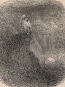 Genius, 1865-95 (toll, tinta és grafit kartonon)