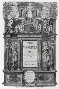 Címlap a „Benjamin Jonson műveihez”, 1616