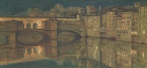 Ponte Vecchio, Firenze alkotó: William Holman Hunt