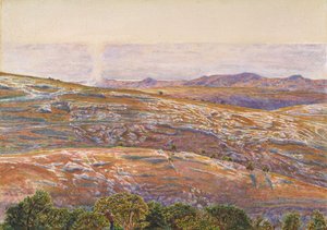 A Holt-tenger Siloamból, 1861. alkotó: William Holman Hunt