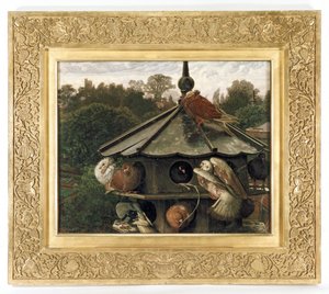 A Szent Swithin fesztivál vagy a galambdúc, 1866-75 alkotó: William Holman Hunt