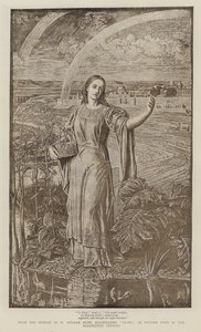 A gyöngy, a 14. század angol verse alkotó: William Holman Hunt