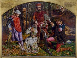 Két veronai úriember, 1850-1851. alkotó: William Holman Hunt