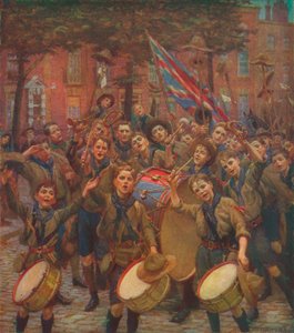 A főcserkész éljenzése, c1914 1928