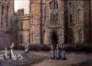 The Old Blind Asylum, Bristol (pasztell, papíron)