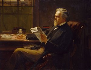 George Jacob Holyoake portréja 1817-1906.