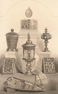 Erzsébet királynőhöz kapcsolódó ereklyék, 1886 alkotó: William Home Lizars
