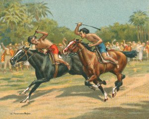 Történelmi és modern versenyek, Paraguayi versenyek (chromolitho) alkotó: William Hounsom Byles