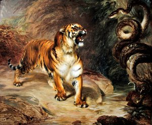 Tigris és piton alkotó: William Huggins