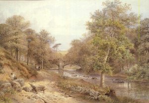 Bányászat a folyó mellett alkotó: William Hull