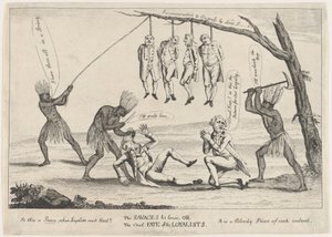 Az elengedett vadak, avagy a hűségesek kegyetlen sorsa, 1783. alkotó: William Humphrey