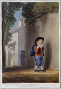 Az iskolásfiú – Shakespeare „Az ember 7 kora” című művében, ill. W. Bromley, London