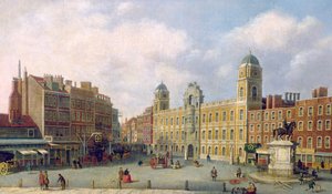 A Northumberland-ház látképe, 1770 körül alkotó: William James
