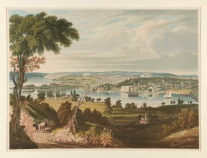 Washington városa a haditengerészeten túlról alkotó: William James Bennett