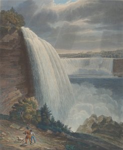 Niagara-vízesés a lépcső lábáról, 1829.