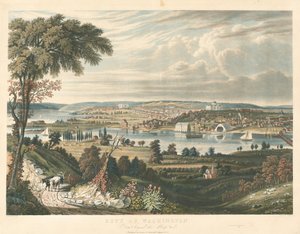 Washington városa: A Navy Yards-on túlról alkotó: William James Bennett after George Cooke