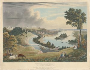 Richmond: A Vízművek feletti dombról alkotó: William James Bennett after George Cooke