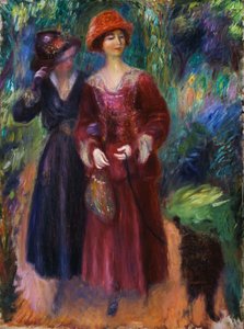 Séta a parkban alkotó: William James Glackens