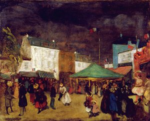 A megyei vásár, 1895 körül alkotó: William James Glackens