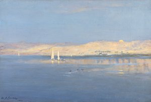 Hold felkelő a Níluson, 1900