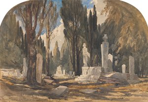 A karavánhíd közelében, Szmirna alkotó: William James Muller
